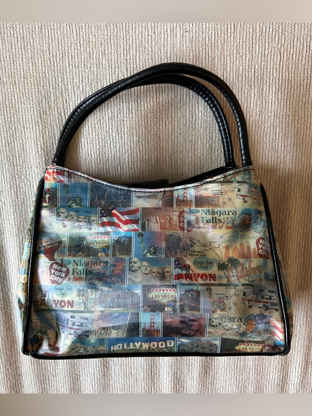 Relic Holographic Americana Bag and Wallet